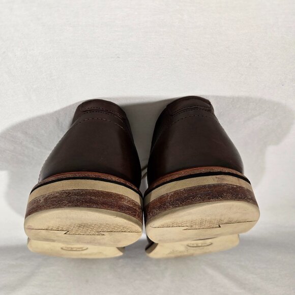 ALLEN EDMONDS Old Money BROWN Leather Plain Toe Derby Oxford Casual Shoe Size13D - Picture 10 of 17